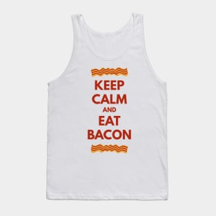 Keep Calm and Eat Bacon Tee Shirt Tank Top